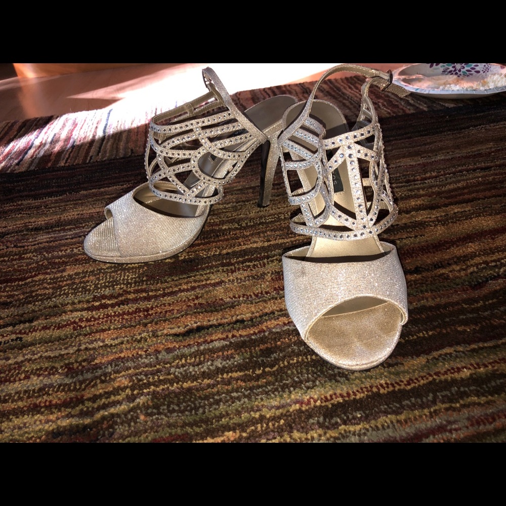 Champagne heels
